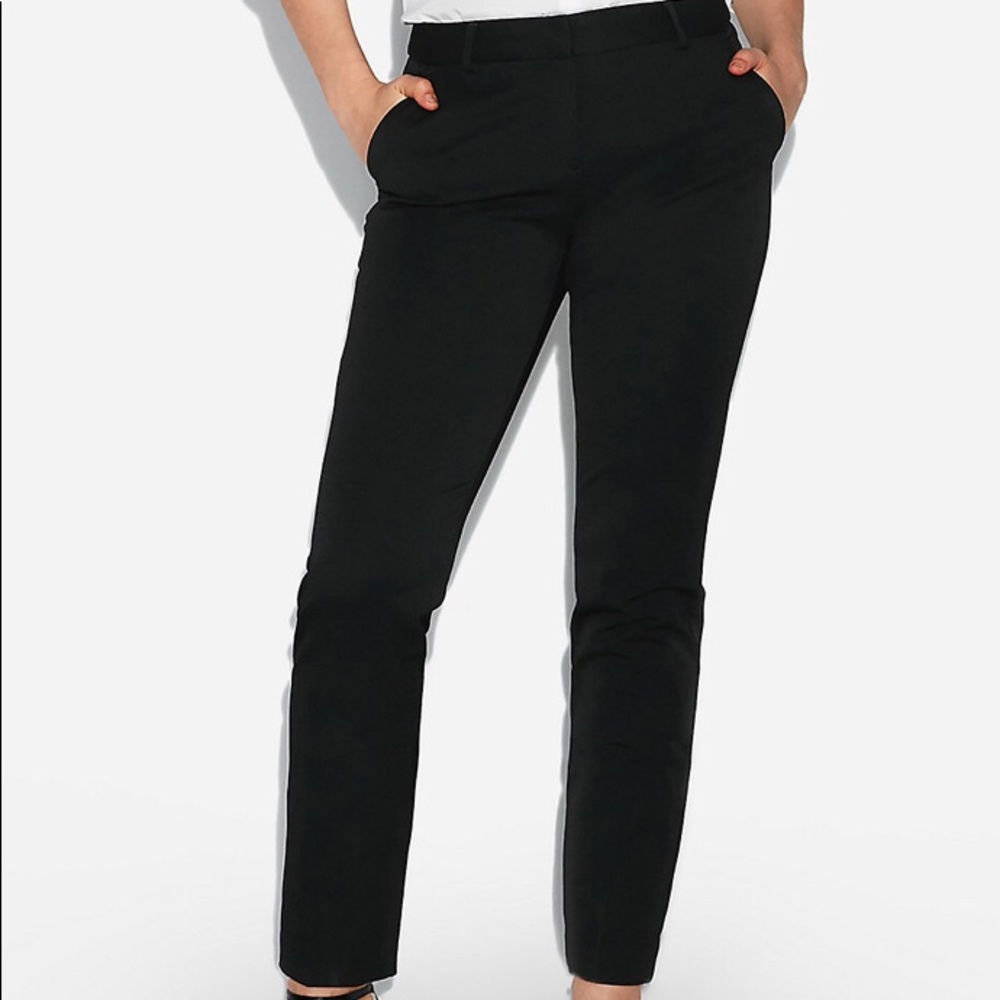EXPRESS Mid-Rise Ankle Columnist Pants